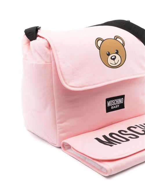 Borsa fasciatoio rosa MOSCHINO BABY | MUX053LCA4050209